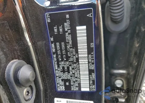 2021 Toyota Highlander Platinum из США, поврежденный, VIN 5TDFZRBHXMS124674